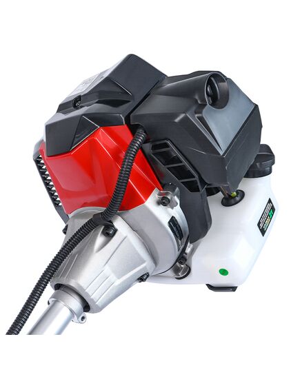 CAIMAN WM43, бензиновый 2-тактный, объем цилиндра 43 см3, двигатель Mitsubishi, триммерная насадка + нож +  диск Katana Blade, Вес, 8,5 кг, изображение 10