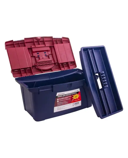 Ящик для инструмента THORVIK 22", пластиковый, 565х325х290 мм, изображение 3