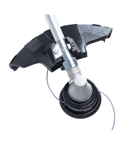 CAIMAN WM43, бензиновый 2-тактный, объем цилиндра 43 см3, двигатель Mitsubishi, триммерная насадка + нож +  диск Katana Blade, Вес, 8,5 кг, изображение 7