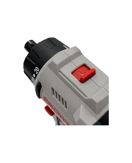 Дрель-шуруповерт аккумуляторная CROWN CT21129HQX-2 BMC, 3 патрона: быстрозажимной, угловой, изображение 6 от магазина Планета Инструмент Дрель-шуруповерт аккумуляторная CROWN CT21129HQX-2 BMC, 3 патрона: быстрозажимной, угловой, изображение 6