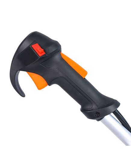 CAIMAN WM43, бензиновый 2-тактный, объем цилиндра 43 см3, двигатель Mitsubishi, триммерная насадка + нож +  диск Katana Blade, Вес, 8,5 кг, изображение 8