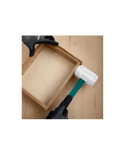 Киянка KRAFTOOL X-FORCE 450, резиновая белая  (2077-45), изображение 6