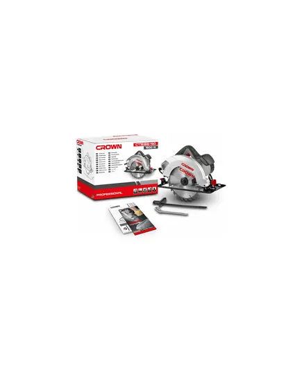 Пила дисковая CROWN CT15188-190, 1500 Вт, диаметр диска 190/20 мм, пропил 66 мм, вес 4,4 кг, изображение 7