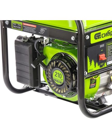 Электростанция бензиновая СИБРТЕХ БС-2800, 2.5 кВт, 230 В, 4-х такт., 15 л, ручной стартер, изображение 9