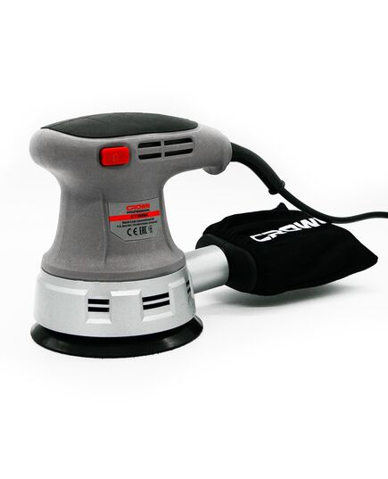 Эксцентриковая шлиф. машина CROWN CT13394, 240 Вт, 12000 об/мин, диаметр платформы 125 мм, изображение 2