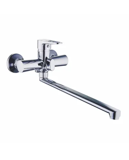 Смеситель ZEGOR PUD7-A045 для ванны с плоским пов изливом, ø35, встр. переключение, изображение 2