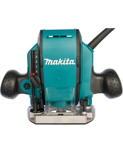 Фрезер MAKITA RP0900K, 900 Вт, 27000 об/мин, цан. 8 мм, ход 0-35 мм, 3.3 кг, кейс пласт., изображение 3