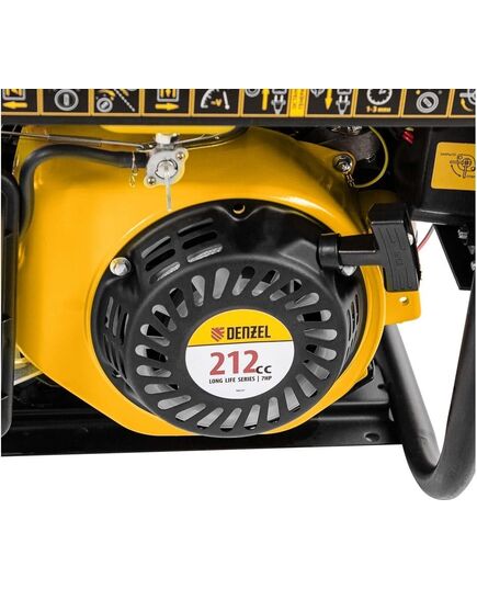 Генератор бензиновый DENZEL PS-33E, 3.3 кВт, 230 В, 15 л, электростартер, изображение 8