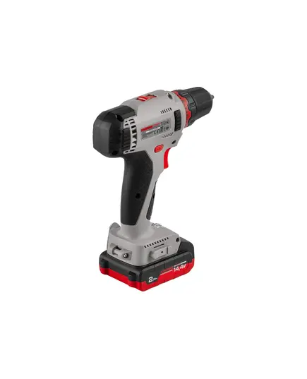 Аккумуляторный шуруповерт CROWN CT21082H-2 BMC, 14 В, 2*2 Ач, Li-ion, 0-380/0-1250 об/мин, 21/35 Нм, БЗП 10 мм, 1.24 кг, изображение 3