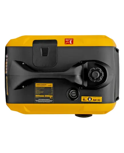 Электростанция бензиновая DENZEL GS-3000iS инверторная, 3.0 кВт, 230 В, закрытый корпус, ручной старт, изображение 9