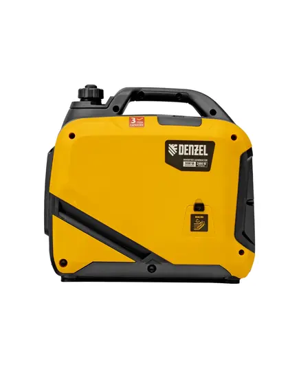 Электростанция бензиновая DENZEL GS-3000iS инверторная, 3.0 кВт, 230 В, закрытый корпус, ручной старт, изображение 6