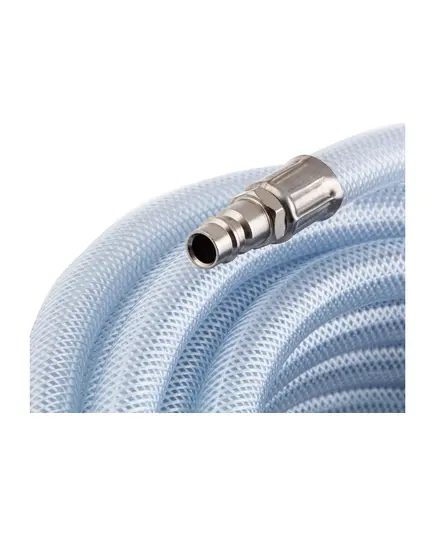 Шланг пневматический STELS 15 м; 18 бар, 10x16 мм ПВХ армированный, прозрачный, быстросъем, (57025), изображение 4