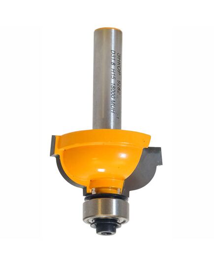 Фреза ЭНКОР кромочная калевочная ф. 31.8х15 мм, хв. 8 мм, R 7,9 мм, подшипник 12.7мм (9282э)