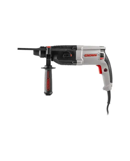 Перфоратор CROWN CT18108 BMC, 800 Вт, SDS-Plus, 3.4 Дж, 0-5300 уд/мин, 0-1200 об/мин, 2.7 кг, кейс, изображение 2