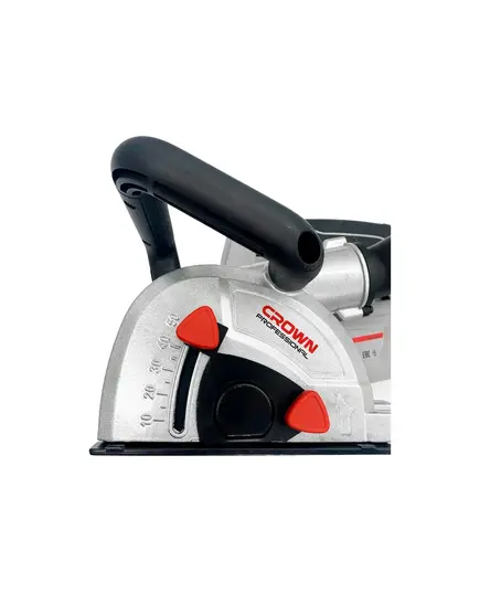 Штроборез CROWN CT13683-150, 1700 Вт, 150 мм, 7000 об/мин, ширина паза 8-42 мм, глубина реза 10-50 мм, поворотный патрубок, изображение 5