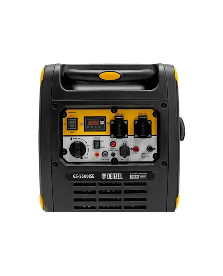 Электростанция бензиновая DENZEL GS-5500iSE инверторная, 5.5 кВт, 230 В, закрытый корпус, электростартер, изображение 7