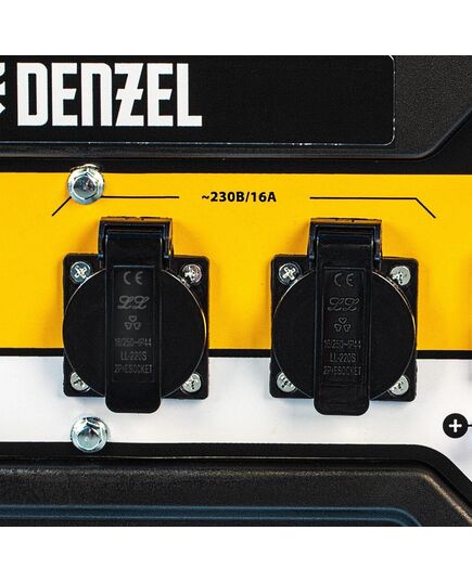Генератор бензиновый DENZEL PS-28, 2.8 кВт, 230 В, 15 л, ручной стартер, изображение 9