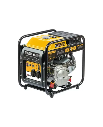 Электростанция бензиновая DENZEL GT-3500iF инверторная, 3.5 кВт, 230 В, открытый корпус, ручной старт, изображение 2