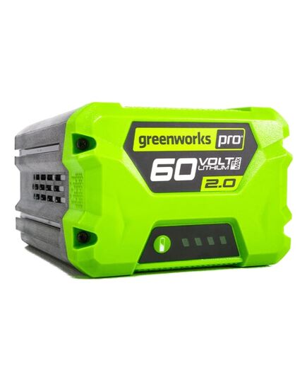 Аккумулятор GREENWORKS G60B2, 60 В, 2 Ач, Li-ion, время зарядки 60 мин (до -20°С), изображение 4