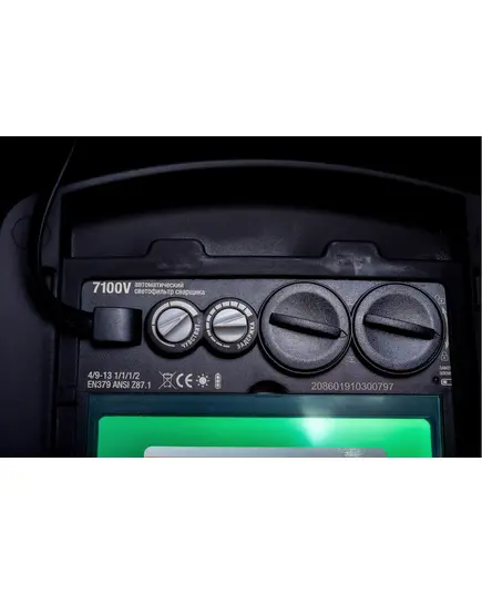 Маска сварщика FOXWELD КОРУНД-2 Фокс, Хамелион, 9-13DIN, 92х42, без коробки, (5191), изображение 6