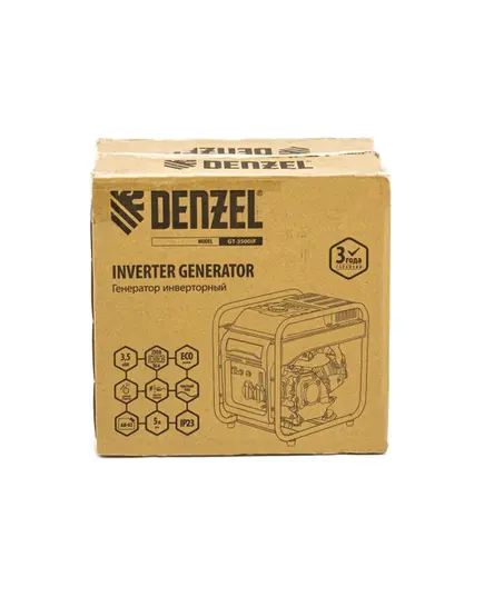 Электростанция бензиновая DENZEL GT-3500iF инверторная, 3.5 кВт, 230 В, открытый корпус, ручной старт, изображение 11