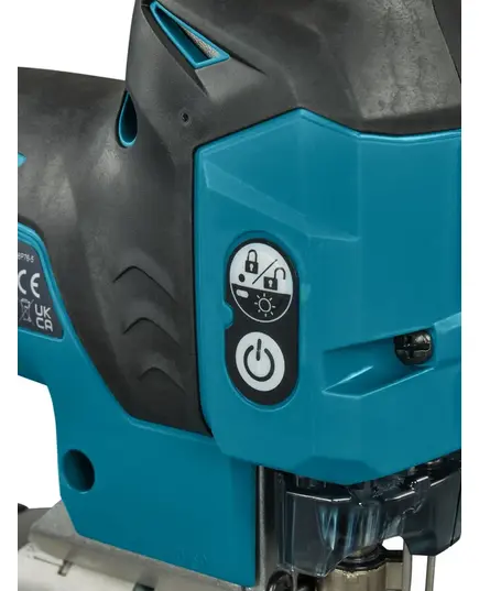 Аккумуляторный лобзик MAKITA JV001GZ01, XGT BL 40В, XPT, Soft no Load, ход 26 мм, рез 135 мм, эл.тормоз, регул. оборотов, бесключ. смена полотна, изображение 6