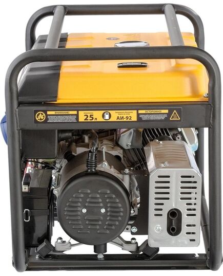 Электростанция бензиновая DENZEL PS-55EA, 5.5 кВт, 230 В, 25 л, коннектор автоматики, электростартер, изображение 8