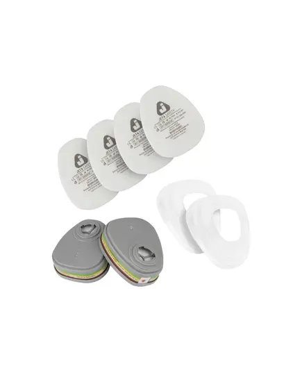Фильтр JETA SAFETY 6541, противогазовый для защиты от органических, неорганических, кислых газов и аммиака класса A1B1E1K1 (2 шт) от магазина Планета Инструмент Фильтр JETA SAFETY 6541, противогазовый для защиты от органических, неорганических, кислых газов и аммиака класса A1B1E1K1 (2 шт)