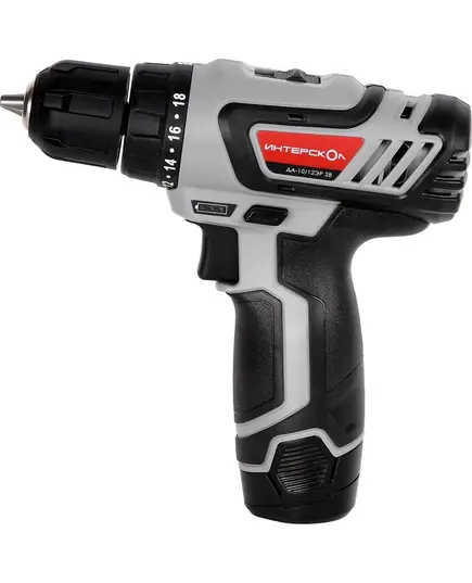 Аккумуляторный шуруповерт ИНТЕРСКОЛ ДА-10/12ЭР 28 ПРОМО 1*2А/ч, картон, изображение 2