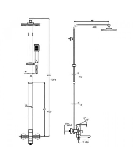 Тропический душ ZEGOR LEB16-A123, изображение 4