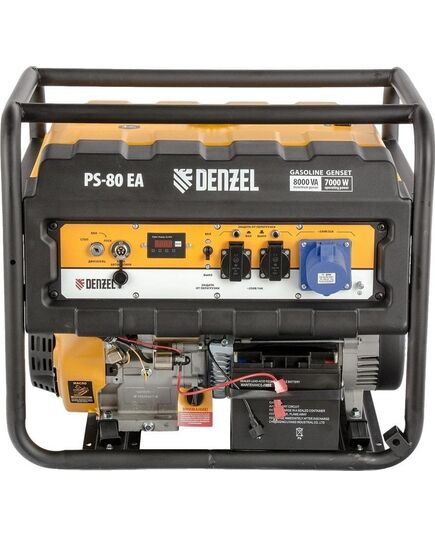 Электростанция бензиновая DENZEL PS 80 EA, 8.0 кВт, изображение 2