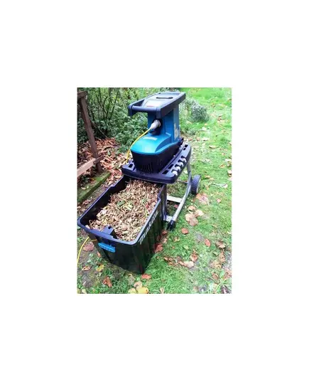 Измельчитель садовый MAKITA UD2500, 2,5 кВт, ⌀ до 45 мм, фреза 40 об/мин, контейнер 67 л, колеса для транспортировки, изображение 10