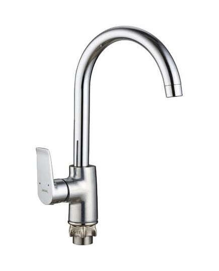 Смеситель ZEGOR NOG4-A134 для кух. мойки, ø35, гайка-корона