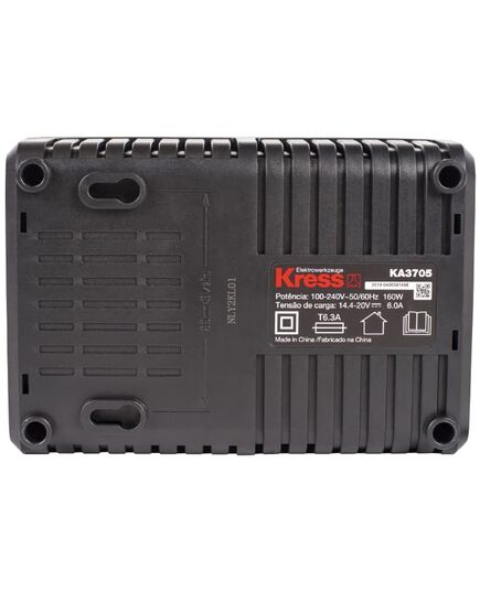 Зарядное устройство KRESS KA3705, 20 В, 6A 100/240 В, 25/45 мин, 0.72 кг, изображение 4