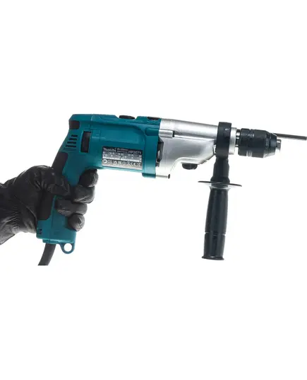 Дрель ударная MAKITA HP 2071, 1 кВт, 0-1200/0-2900 об/мин, БЗП 13 мм, 2.4 кг, кейс пласт., изображение 7
