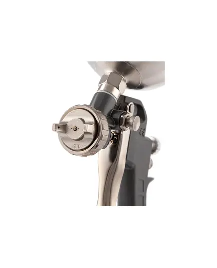 Краскораспылитель пневм. MATRIX верхний бачок 0.6л +сопла d=1.2/1.5/1.8 (57314ми), изображение 7