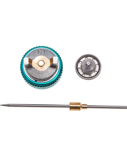 Краскораспылитель пневм. STELS AG 901 LVMP, профессиональный, гравитационного  типа, сопла 1.3 мм и 1.1 мм, изображение 10