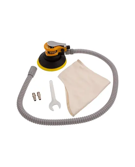 Эксцентриковая шлифовальная машина Denzel EPG150, 150 мм, 10000 об/мин, 5 мм, 160 л/мин, изображение 6