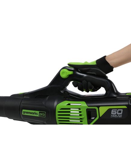 Акк. воздуходувное устройство GREENWORKS GD60ABK4 60V, бесщеточный, АКБ 4 Ач и ЗУ, изображение 9