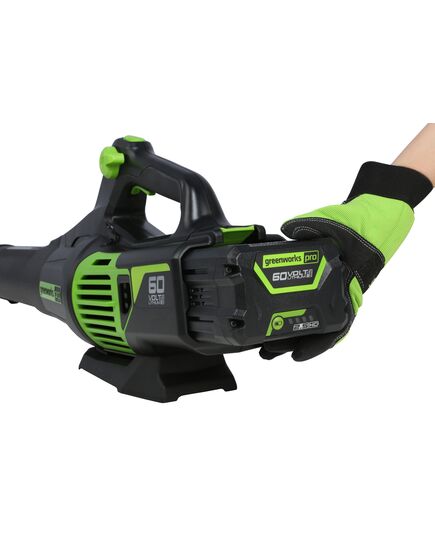 Акк. воздуходувное устройство GREENWORKS GD60ABK4 60V, бесщеточный, АКБ 4 Ач и ЗУ, изображение 8