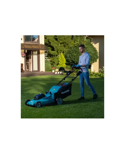 Акк. газонокосилка самоходная MAKITA DLM481CT2, LXT 2х18 В, 860 Вт, 48 см, 62 л, 2.5-5 км/ч, 4 в 1, XPT (2xBL1850B, DC18SH), изображение 13