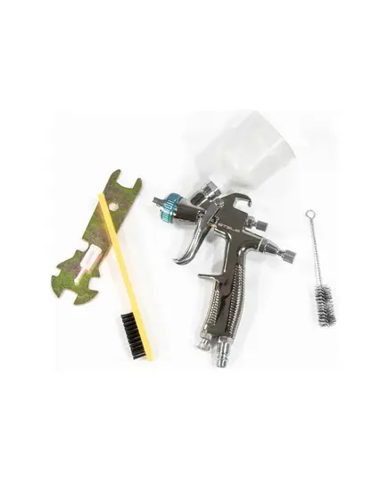 Краскораспылитель пневм. STELS AG 970 LVLP, профессиональный, гравитационного типа, сопло 0.8 мм, изображение 4