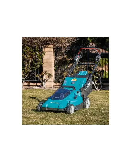 Акк. газонокосилка MAKITA DLM480CT2, LXT 2х18 В, 860 Вт, дека 48 см, 62 л, 4 в 1, XPT, (2xBL1850B, DC18SH), изображение 7