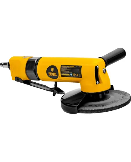 Пневматическая углошлифовальная машина Denzel AG125, 11000 об/мин, 125 мм, 186 л/мин, изображение 7