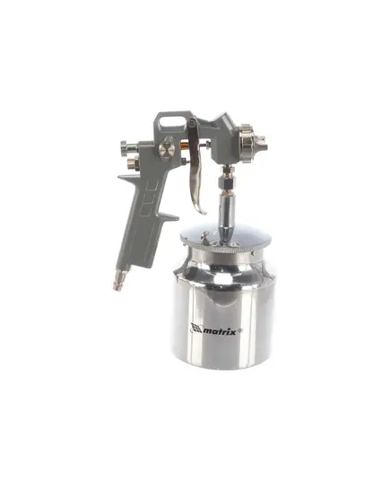 Краскораспылитель пневмат. Matrix с нижним бачком V=0,75 л, сопла диаметром 1.2, 1.5 и 1.8 мм, изображение 3
