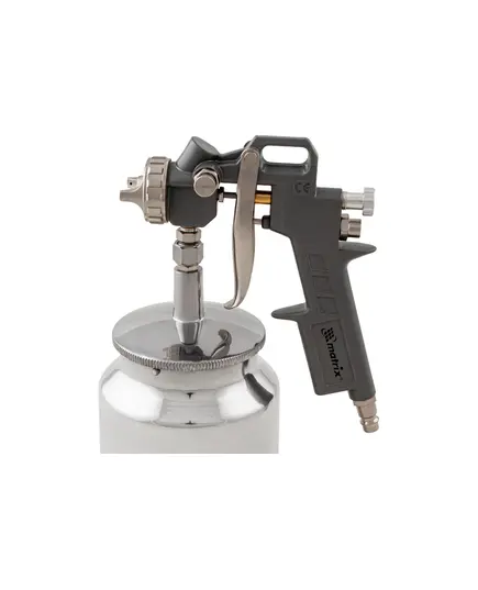 Краскораспылитель пневмат. Matrix с нижним бачком V=0,75 л, сопла диаметром 1.2, 1.5 и 1.8 мм, изображение 8