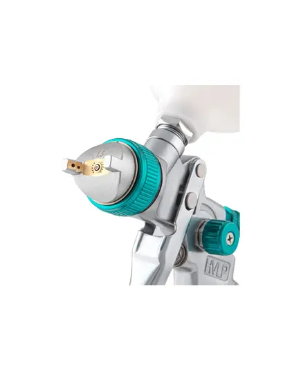 Краскораспылитель пневматический STELS AG 801 HVLP, гравитационный, сопло 1.5 мм и 1.8 мм, изображение 8