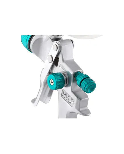 Краскораспылитель пневматический STELS AG 801 HVLP, гравитационный, сопло 1.5 мм и 1.8 мм, изображение 6