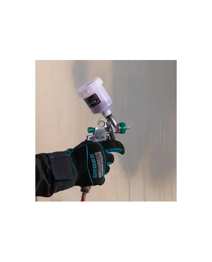 Краскораспылитель пневматический STELS AG 810 HVLP, гравитационный, сопло 0,8 мм и 1 мм, изображение 9