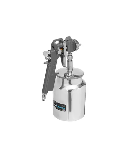 Краскораспылитель пневмат. Matrix с нижним бачком V=1,0 л, сопла диаметром 1.2, 1.5 и 1.8 мм, изображение 3